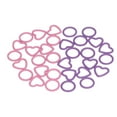 thumbnail image 2 of Stitch Marker, Knitting Stitch Markers Set Metal Strong Round Heart Type Pink Purple  For Crafting, 2 of 8