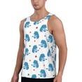 thumbnail image 2 of Easygdp Cartoon Poodle Dog Men's Tank Top, Sleeveless Muscle T Shirts, Breathable, Quick-Dry, Loose for Gym, Running, Fitness - Small, 2 of 9