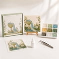 thumbnail image 4 of Sea Glass Art Kit, DIY Sea Glass Mosaic Art Kit, Inspirational Seaglass Craft Kit with Assorted Colorful Glass Pieces, Relaxing Adult Handmade Project, Tabletop Shelf Home Decor Thoughtful Gift D, 4 of 8