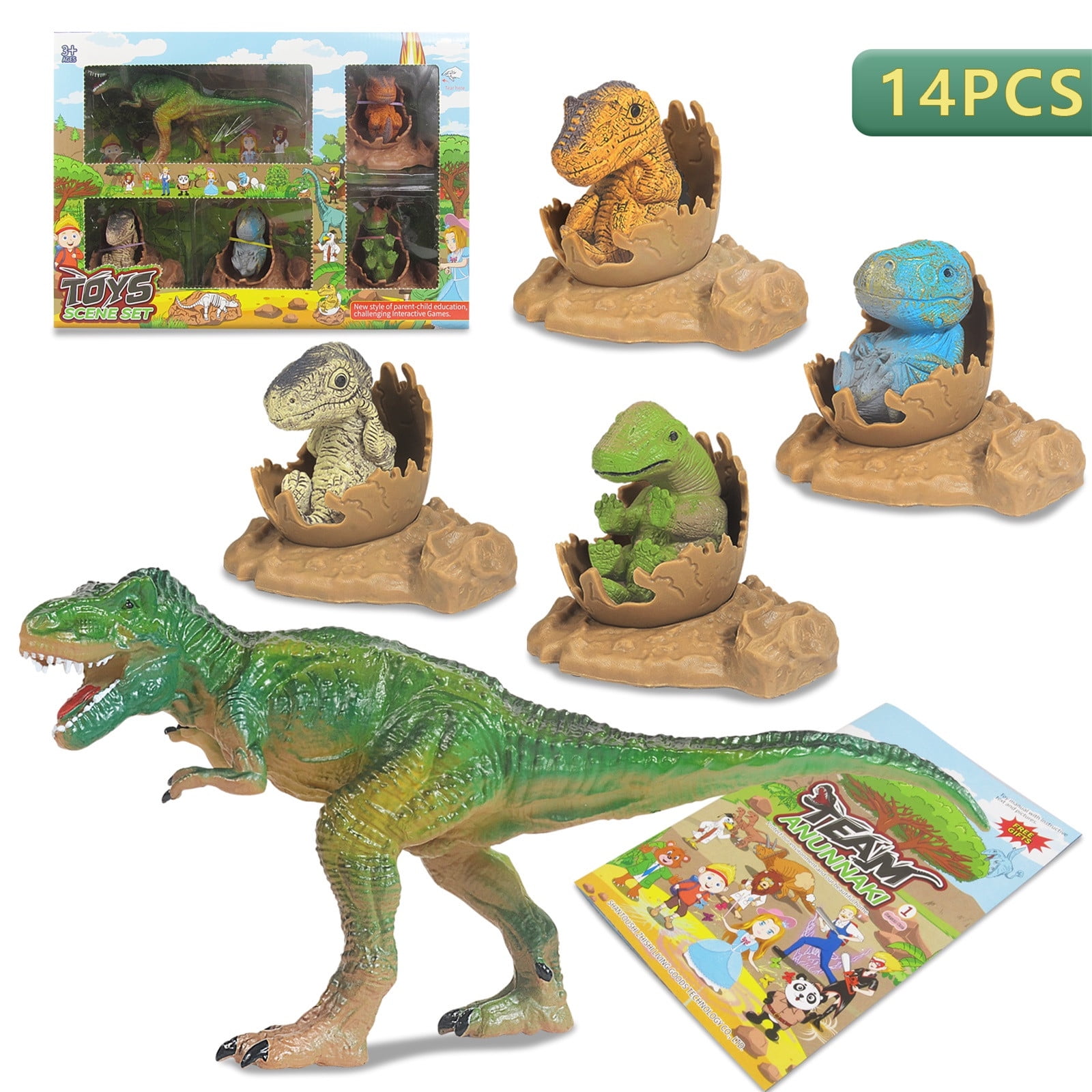 Dinosaur Animal Model Simulation Educational Teaching Toy Set Children Gifts 
