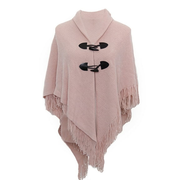 YUUZONE Women Shawl Wrap Poncho Ruana Cape Cardigan Shawl Wrap Poncho With Button