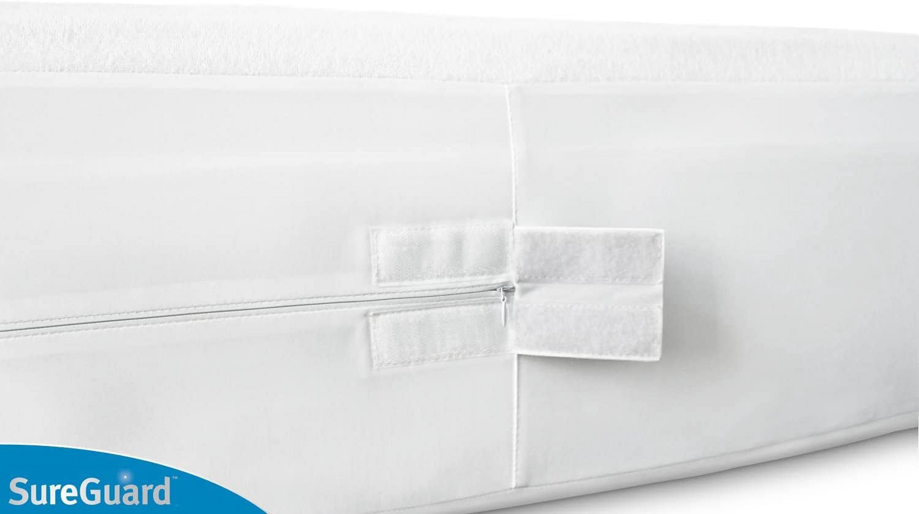 Queen (9-12 in. Deep) SureGuard Mattress Encasement - 100% Waterproof, Bed Bug Proof - Premium Zippered Six-Sided Cover