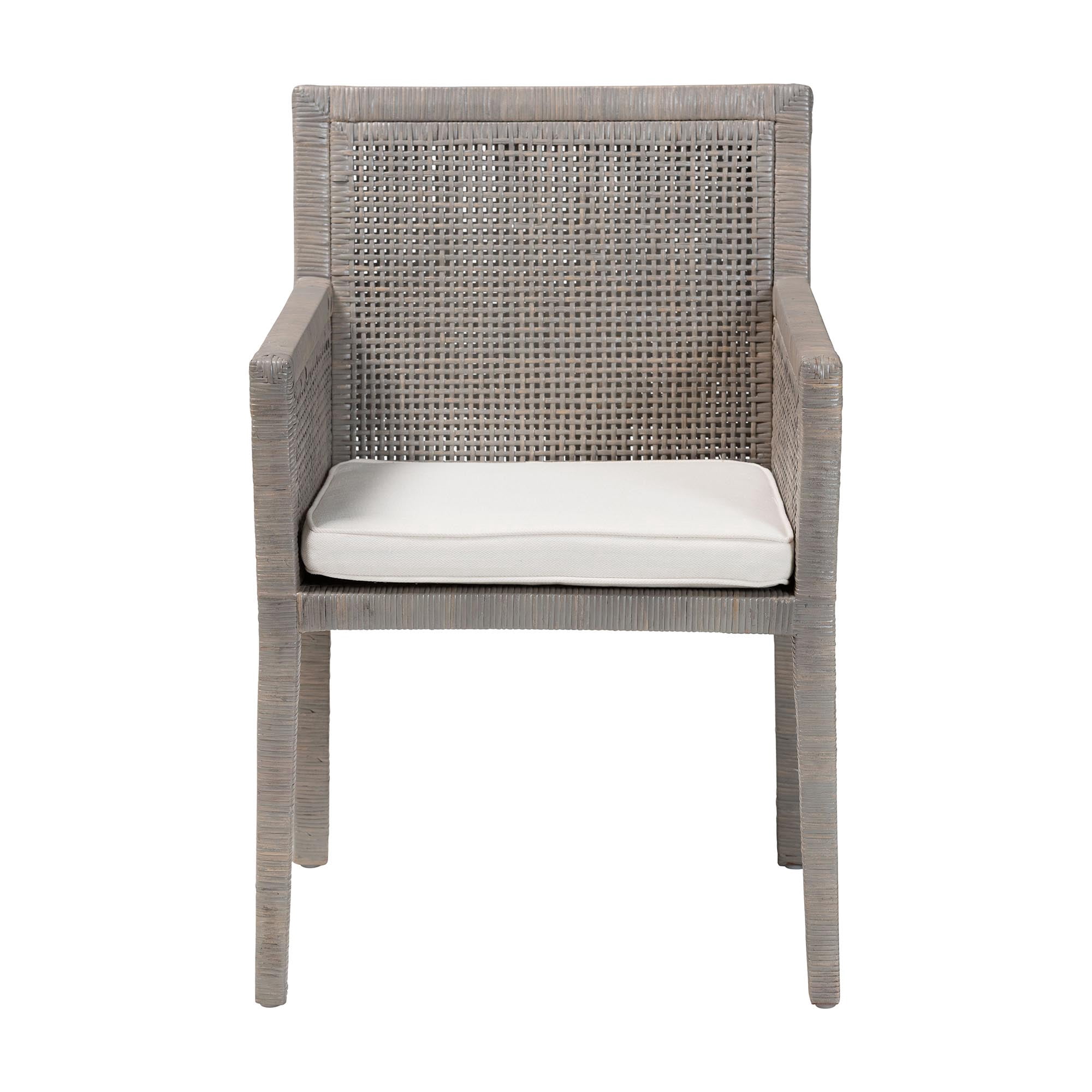 bali & pari Karis Boho Dining Chair, French Grey
