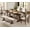 Espresso Brown, variant on WAMPAT 6-pieces Farmhouse Dinning Table,74.8" Kitchen Table Set with 4 Chairs and Bench for 6-8, Solid Wood Legs and Cushion Seat for Kitchen & Living Room,Espresso Oak