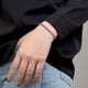 thumbnail image 4 of JeenMata 5.5 TCW Corte Princesa Febrero - Amatista - Pulsera de tenis con piedra natal para mujer Diseño de eternidad - Chapado en oro blanco, cumpleaños, aniversario, regalo del día de San Valentín, 4 of 6