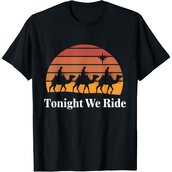Retro Tonight We Ride Men With Camel Ride Christian Vintage T-Shirt