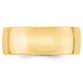 thumbnail image 2 of 10k Yellow Gold 8mm Engravable Comfort Fit Band, 2 of 4