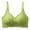 Green, variant on Bigersell Sports Bras for Women V-Neck Padded Bras No Underwire Back Hook and Eye Closure Womens Solid Color Wireless Bralette Ladies Push up Bra Comfort Soft Full-Coverage Bras Gray XXL