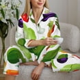 thumbnail image 6 of Uemuo Vegetables2 Pattern Womens Pajama Sets,PJ Set for Women,Pajamas for Women Logo,Long Sleeve Pajama Set for Women,Soft Long Sleeve Top With Pants-X-Large, 6 of 9