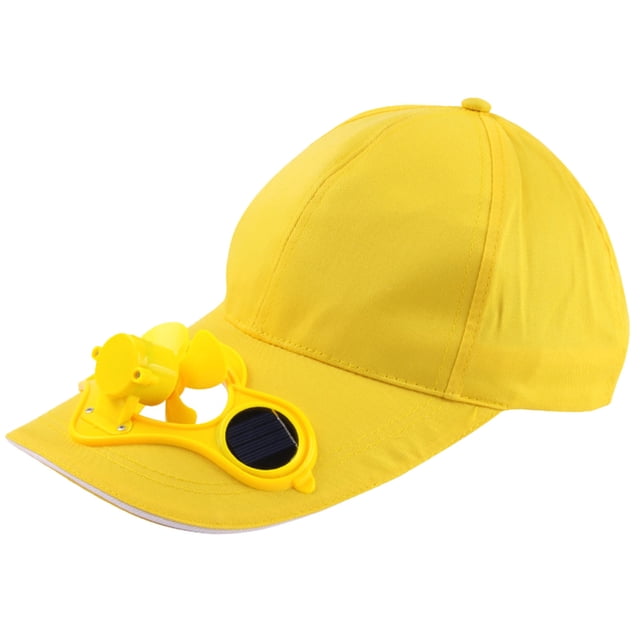 Sports Baseball Cap Solar Panel Powered Fan Snapback Hat Sun Visor for Outdoor Use Unisex Children Lightweight Design