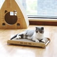 thumbnail image 3 of Tablero rascador para gatos Sunnimix de madera con 4 ventosas y sisal 46x25x5cm, 3 of 7