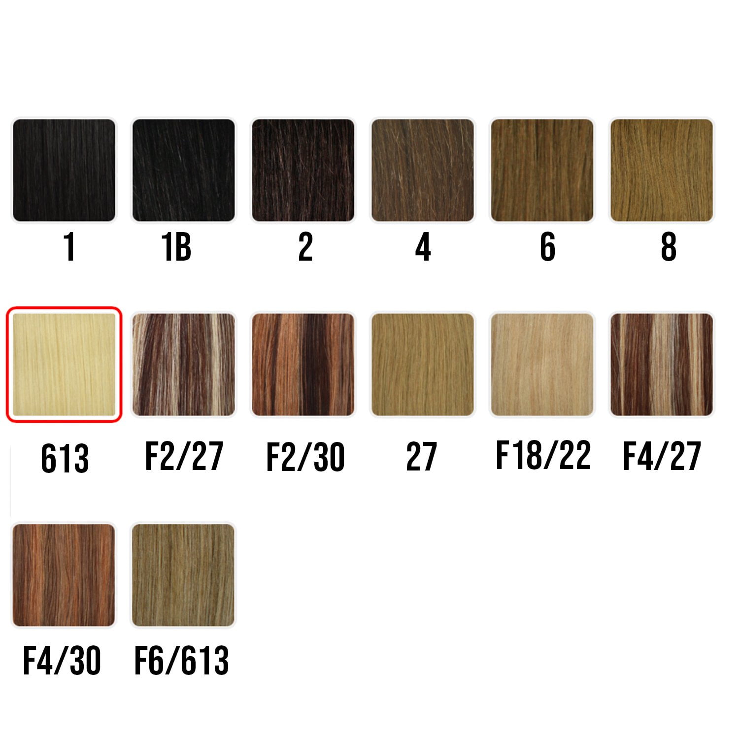 Mistic Clip-On Hair Extensions 9Pcs Straight 26", Color F14/27/30