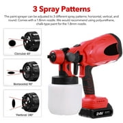 800W Electric Paint Sprayer 800ml Handheld HVLP Spray Gun Home Powerful & Rechargeable DIY Painting Tool