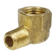 thumbnail image 2 of 1/4" x 1/8" Yellow Brass 90 Degree Street Pipe Elbow Reducer Forged 116SRCA, 2 of 2