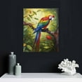 thumbnail image 4 of Nawypu Parrot Wall Art: Tropical Rain Forest Animal Picture Canvas Print Painting For Living Room Wall Decor - Beautiful Bird Framed Poster Farmhouse Modern Home Decorations, 4 of 4