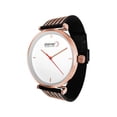 thumbnail image 2 of Reloj Para Mujer Steiner Minimalista 40 mm Correa de Malla Duo-Tono Oro Rosa, 2 of 5