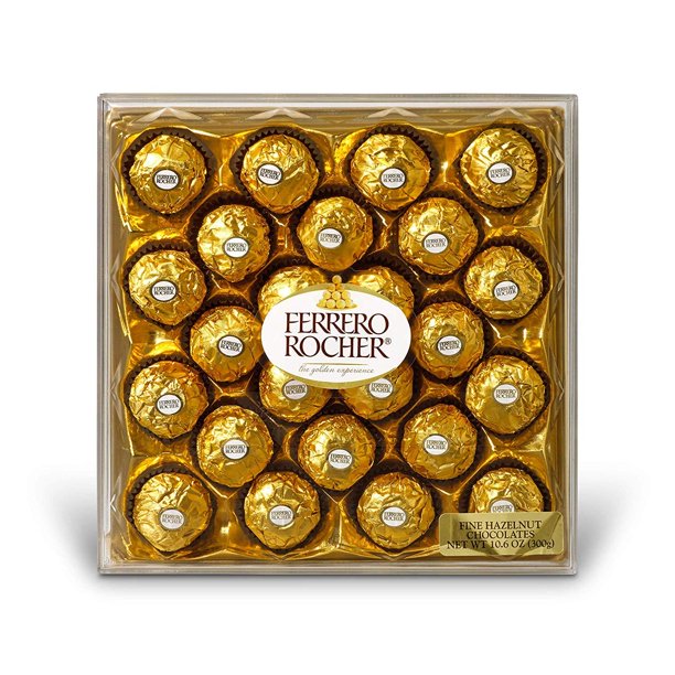 Ferrero Rocher Chocolates Diamond Gift Box, 10.6 Oz., 24 Ct. Walmart