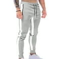 thumbnail image 5 of qolati Mens Joggers Sweatpants with Zipper Pockets Basic Slim Fit Workout Athletic Track Pants Casual Elastic Waistband Running Gym Training Trousers, 5 of 6