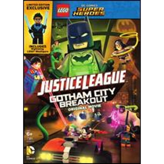 Pre-Owned LEGO DC Comics Super Heroes: Justice League - Gotham City Breakout (DVD 0883929520558) directed by Matt Peters, Mel Zwyer