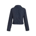 thumbnail image 4 of Coduop Women Faux Leather Jacket Short Slim Coat Long Sleeve Casual PU Outerwear, 4 of 6