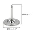 thumbnail image 2 of Uxcell Flat Head Decorative Upholstery Tacks Furniture Nails for Home Silver 30Pcs, 2 of 6