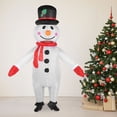 thumbnail image 4 of Disfraz Inflable Con Muñeco de Nieve, Disfraz Inflable de Larga Durabilidad Liviano Inflable 5.9 Pies para la Fiesta de Cosplay para Hallowmas, 4 of 7