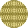 thumbnail image 1 of Ahgly Company Machine Washable Indoor Square Transitional Dark Golden Rod Brown Area Rugs, 3' Square, 1 of 7