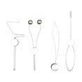thumbnail image 4 of 4x de herramientas para atado de moscas enhebrador de alambre Señuelos de pesca profesionales fáciles de usar, accesorios prácticos soporte de, 4 of 8