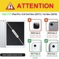 thumbnail image 2 of Funda de teclado FINTIE para iPad Pro de 12,9 pulgadas de primera y segunda generación con teclado, 2 of 9