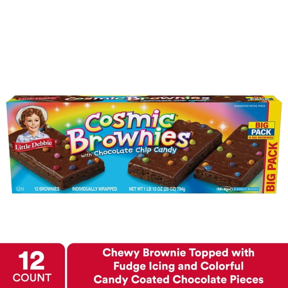 Snack Cakes, Little Debbie Big Pack COSMIC ® Brownies