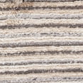 thumbnail image 6 of SAFAVIEH Seattle Maynerd Striped Shag Area Rug, Grey/Beige, 5'3" x 7'6", 6 of 10