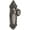 Gray, variant on Grandeur Parthenon Door Knob with Grande Victorian Plate