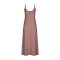 thumbnail image 4 of FRSASU Sundress for Women Casual Beach Lace Eyelet Dress Spaghetti Strap V-Neck Flowy Dresses Summer Vacation Outfits Pink-A, 4 of 6