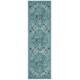 thumbnail image 4 of SAFAVIEH Evoke Teale Bordered Runner Rug, Light Blue, 2'2" x 13', 4 of 7