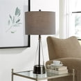 thumbnail image 2 of Uttermost 1-Light Coastal Metal Table Lamp in Antique Dark Nickel, 2 of 9