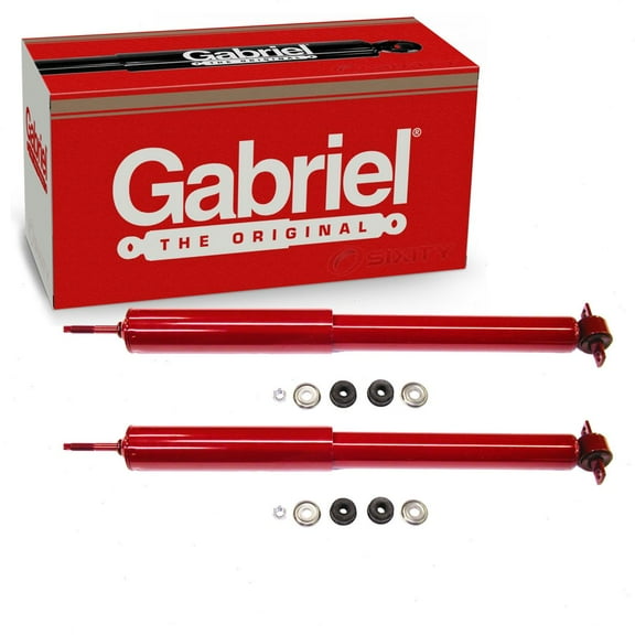2 pc Gabriel 81548 Guardian Shock Absorbers for Spring Strut Steering Suspension Shocks Struts Fits select: 1984-2001 JEEP CHEROKEE, 1993-1998 JEEP GRAND CHEROKEE