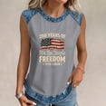 thumbnail image 5 of Hearthz 1776-2026 USA 250th Anniversary Shirt Raglan Sleeveless Womens Tank Tops We the People Patriotic Vest American Flag 250 Anniversary USA Shirt Women, 5 of 7