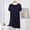 #114-Navy, variant on Warop Women's Lounge Dress, Short Lightweight Summer Fashionable, Versatile Casual Sleepwear for Home and Daily Use