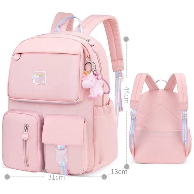 Mochila impermeable para mujer con compartimentos externos