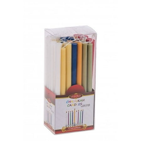 Copa Judaica Chanukah Spiral Candles 8" Tall 45 in box