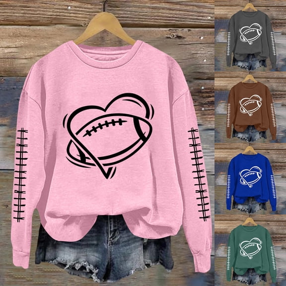 YVNAURA Womens Fall Winter Crew Neck Sweatshirt Loose Fit Long Sleeve Casual Pullover Oversized Round Neck Tunic Top Cozy Fleece for Daily Wear 2026, Pink,L