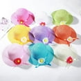 thumbnail image 7 of Straw Hats Girls Kids Sun Hats Summer Beach Hats Straw Woven Pocket Suit Outdoor Activities, 7 of 7