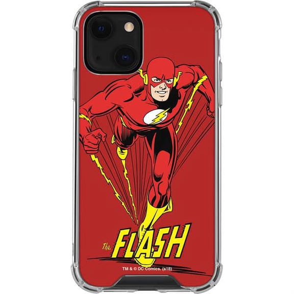 Skinit DC Comics Flash Portrait iPhone 13 Clear Case