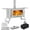 Silver with Grill, variant on Portable Hot Tent Stove,Wood Burning Stove for Camping, Tent Stove With View Glass, Large Stainless Steel Camping Stove With 5 Chimney Pipes for Outdoor Heating and Cooking