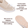 thumbnail image 6 of CHICVOMEY Women's Casual Slip-On Sneakers Breathable Knit Walking Shoes Non-Slip Platform Sneakers for Women Lightweight Comfortable for Work Travel, 6 of 7