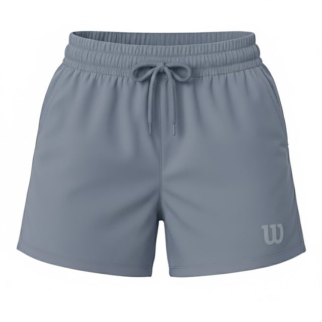 Short Deportivo Wilson para Mujer Flexy Pretina Licra Color Azul Acero Talla G
