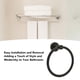 thumbnail image 4 of Toallero, Colgador De Toallas, Soporte De Pared Negro Mate Para El Hogar, 4 of 7