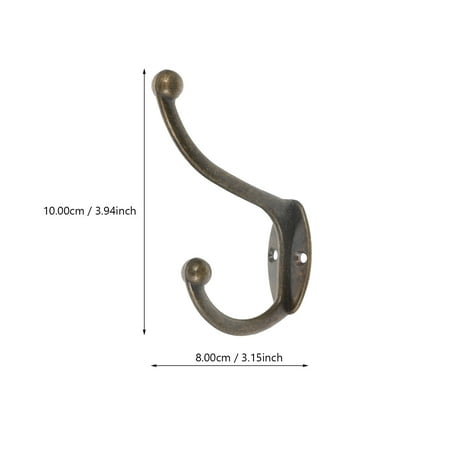 

5pcs Iron Hanging Hooks Clothing Hangers Wardrobe Accessory Iron Art Hooks