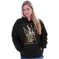 thumbnail image 3 of NYC The City That Never Sleeps Hoodie Sweatshirt Women Men Brisco Brands S, 3 of 6