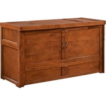 Night & Day Furniture Murphy Cube Cabinet Bed, Queen, Cherry